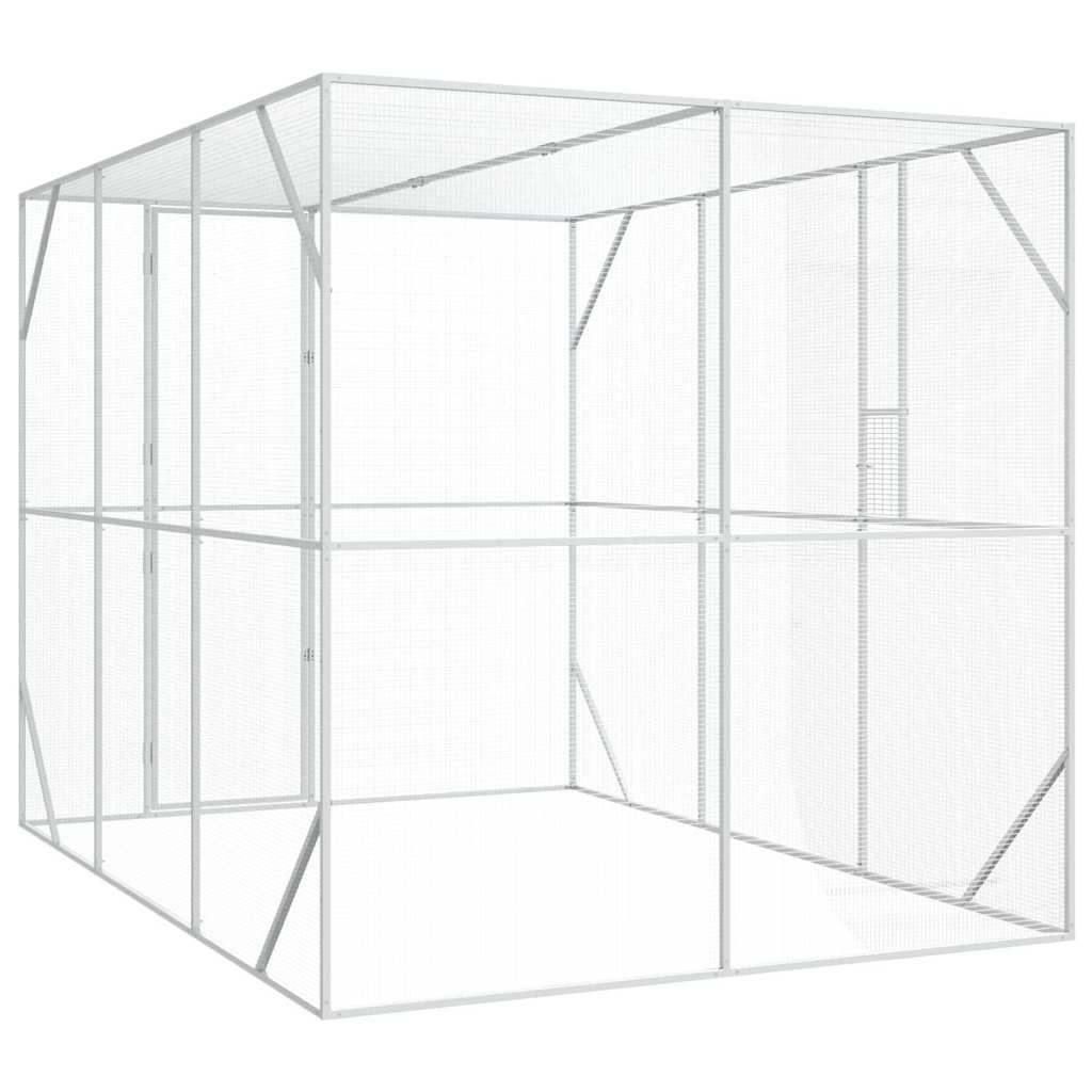 Madár kalitka Antracit 210 x 304 x 213 cm Horganyzott acél