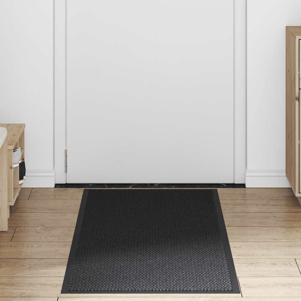 fekete lábtörlő 60x150 cm