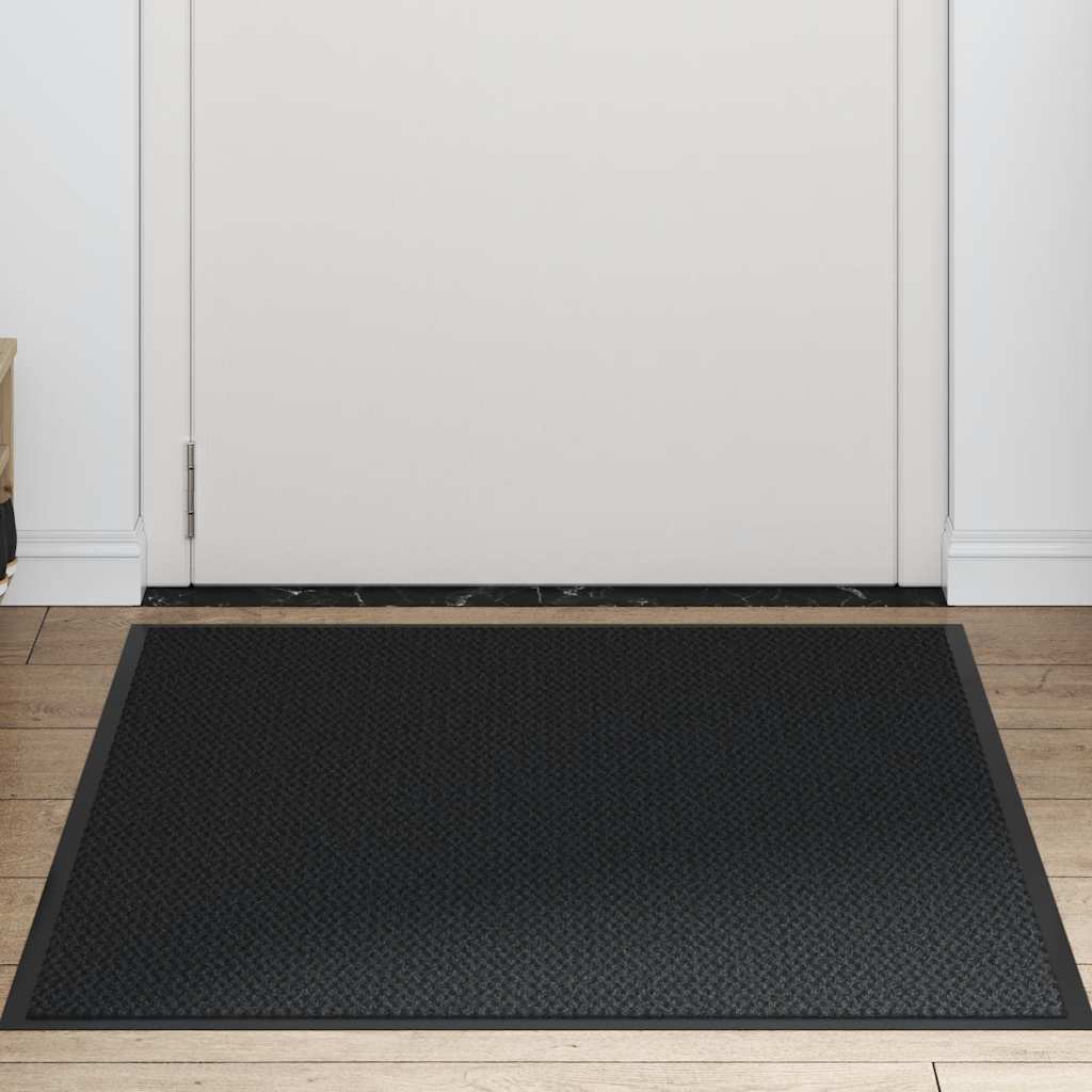lábtörlő fekete 90x150 cm