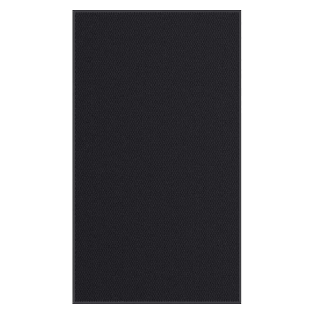 lábtörlő fekete 115x200 cm