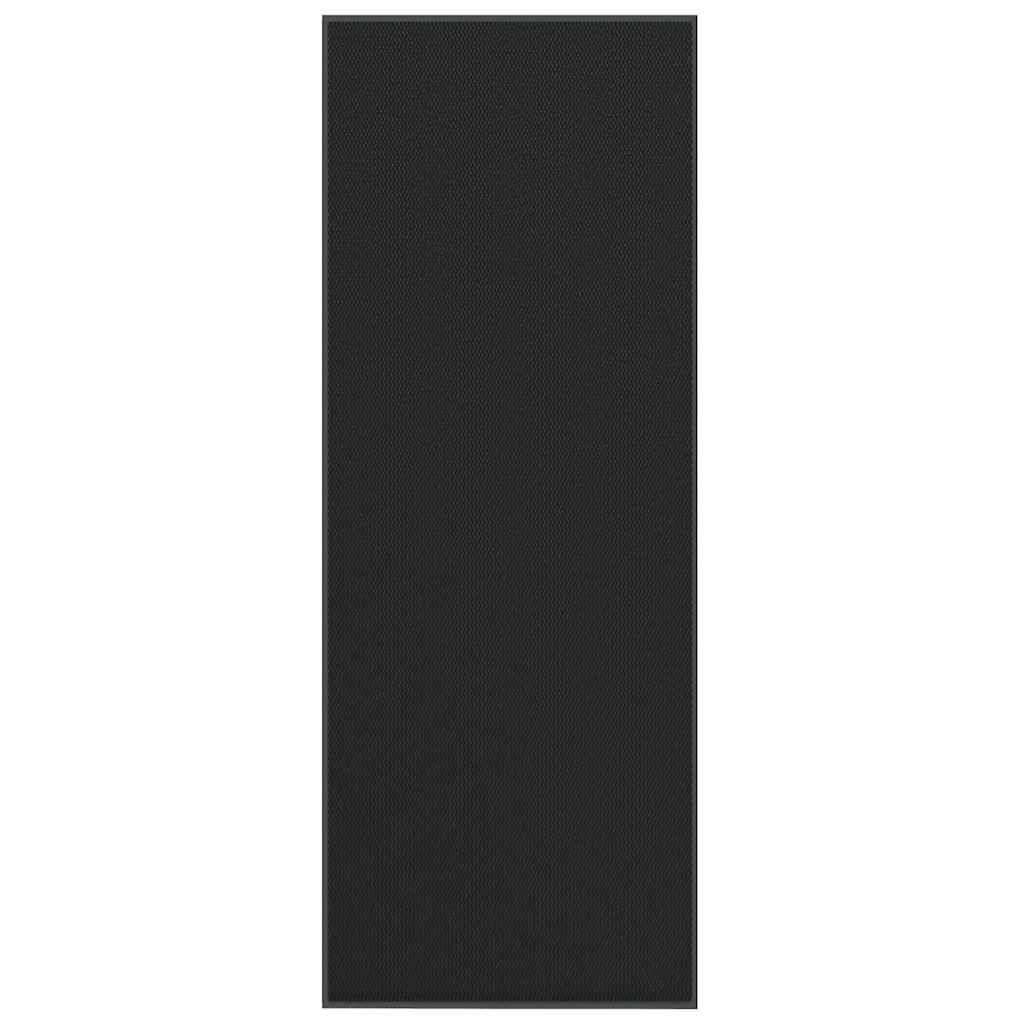 lábtörlő fekete 115x300 cm