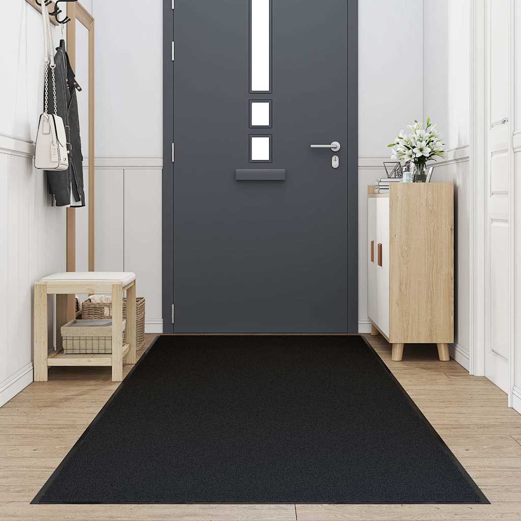 lábtörlő fekete 115x400 cm
