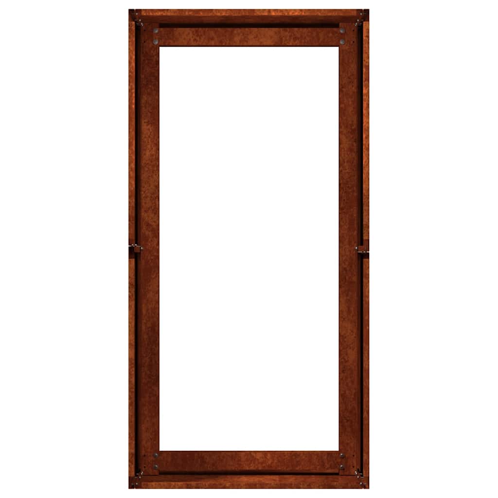 ültető rozsdás 40x80x40 cm időjárásálló acélból