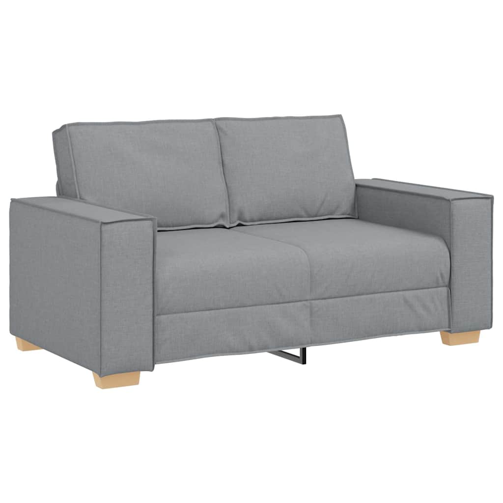 Kanapé 3 pcs Világosszürke 220 x 80 x 84 cm Lábbal kevert anyag