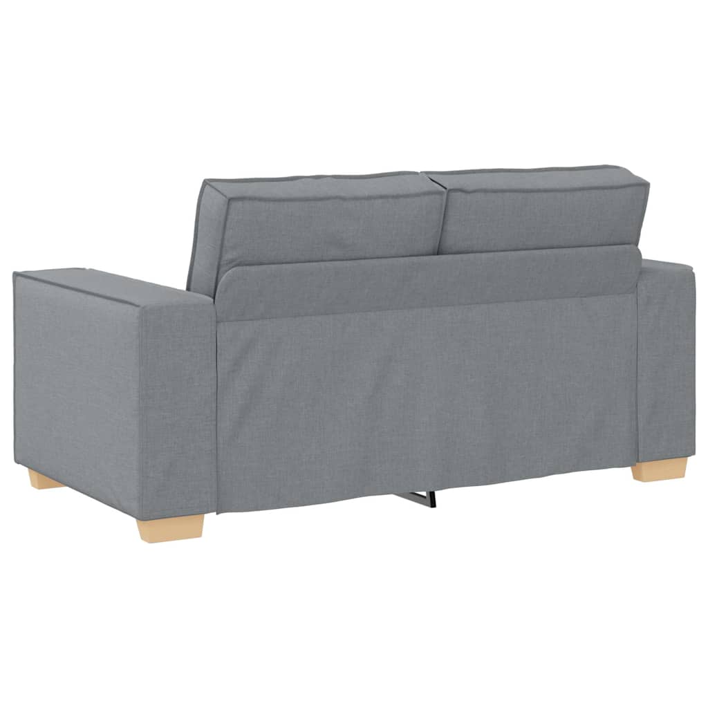 Kanapé 3 pcs Világosszürke 220 x 80 x 84 cm Lábbal kevert anyag
