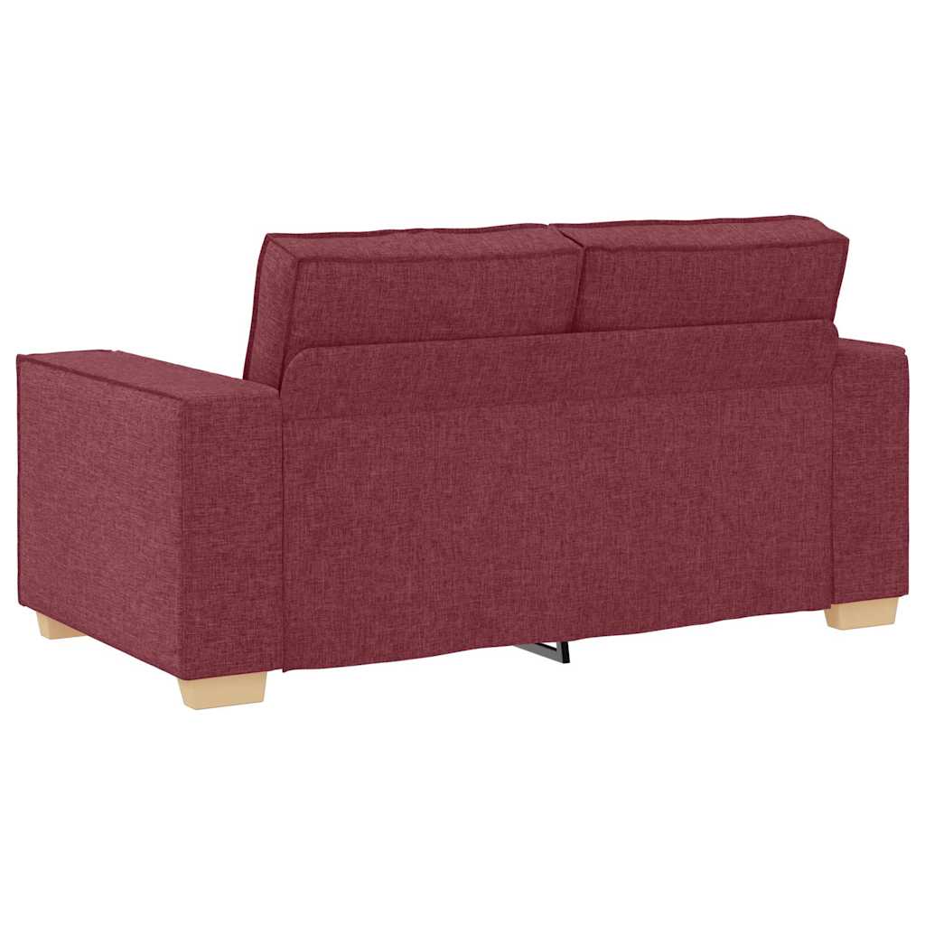 Kanapé 3 pcs Bordó 220 x 80 x 84 cm Lábbal kevert anyag