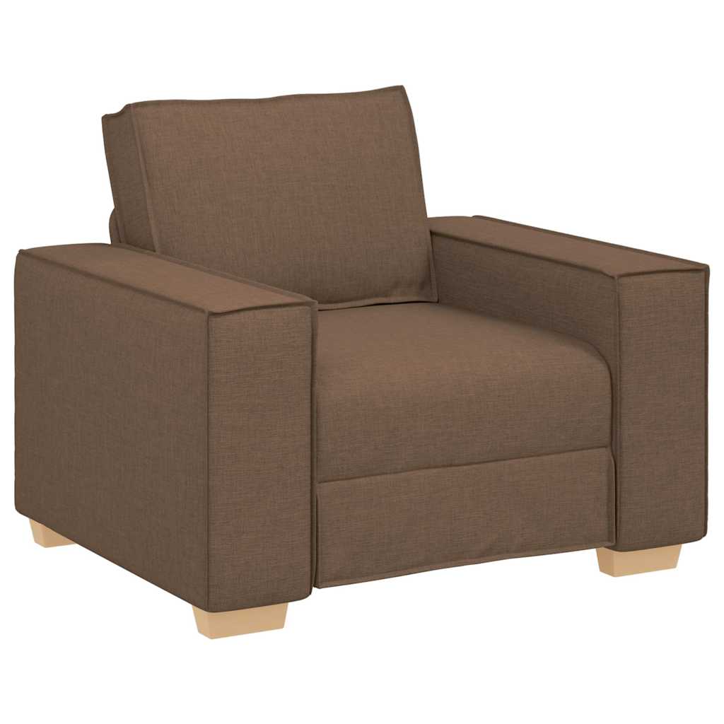 Kanapé 3 pcs Barna 220 x 80 x 84 cm Lábbal kevert anyag