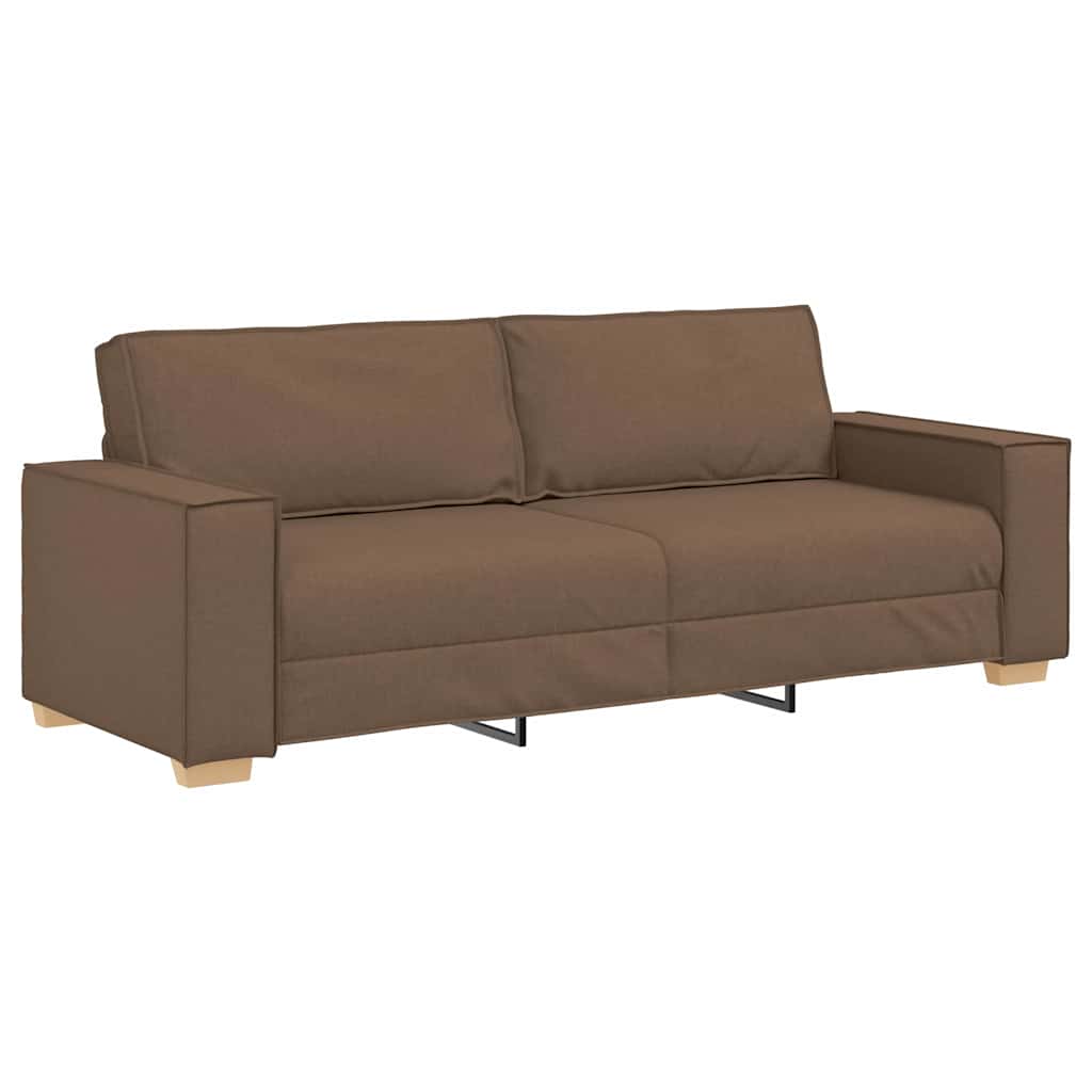 Kanapé 3 pcs Barna 220 x 80 x 84 cm Lábbal kevert anyag
