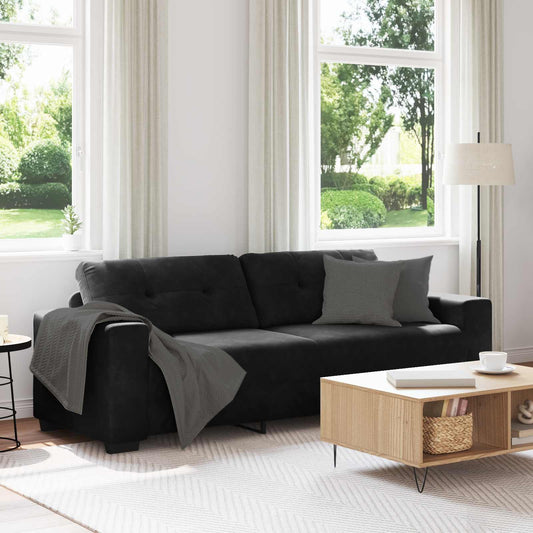 Kanapé 3 pcs Szélvörös 221 x 80 x 80 cm Lábbal kevert anyag