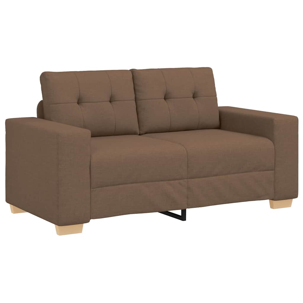 Kanapé 3 pcs Barna 221 x 80 x 80 cm Lábbal kevert anyag