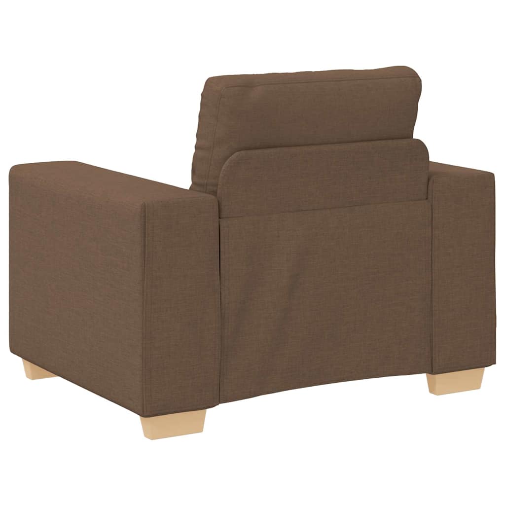 Kanapé 3 pcs Barna 221 x 80 x 80 cm Lábbal kevert anyag