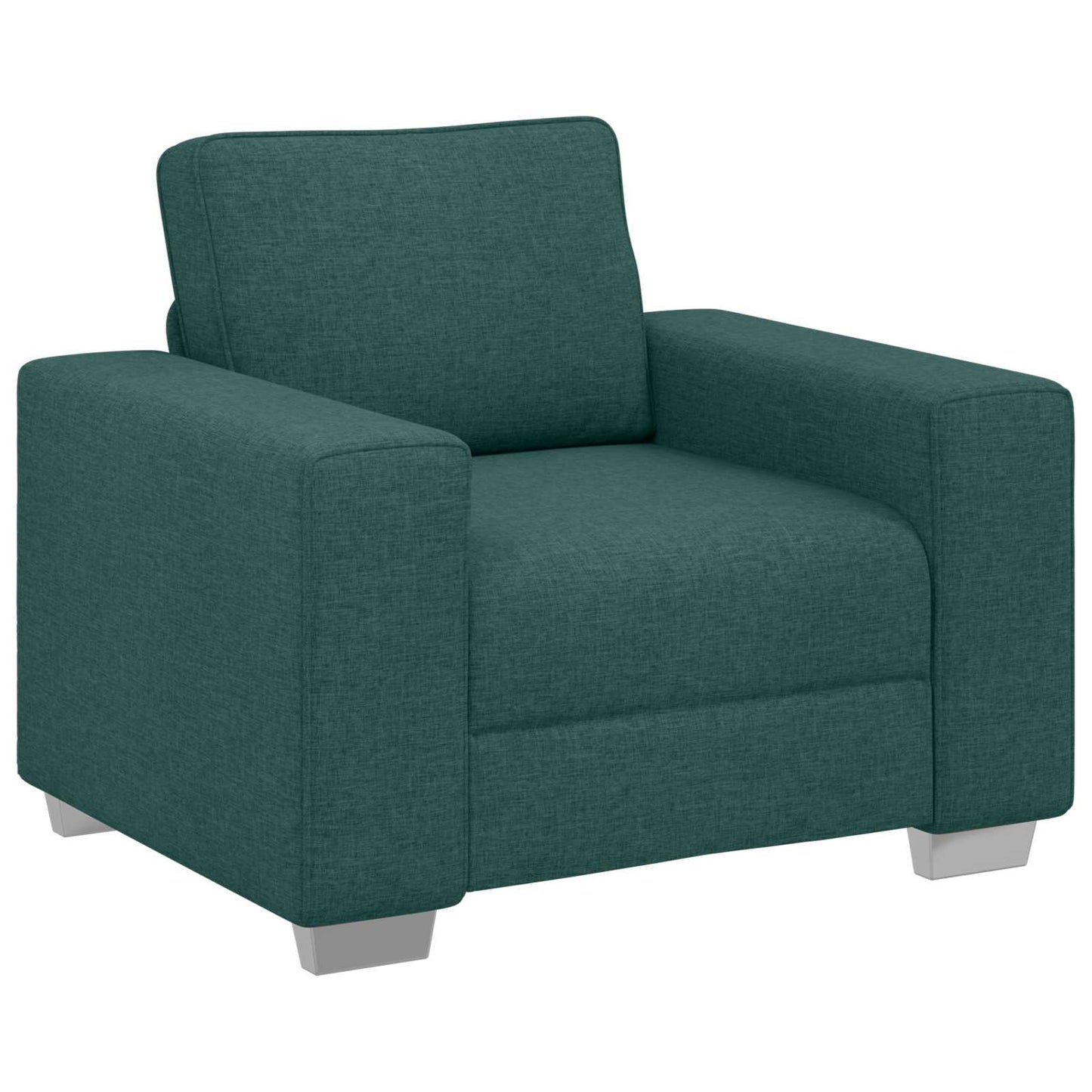 Kanapé 3 pcs Sötétzöld 219 x 80 x 82 cm Lábbal kevert anyag