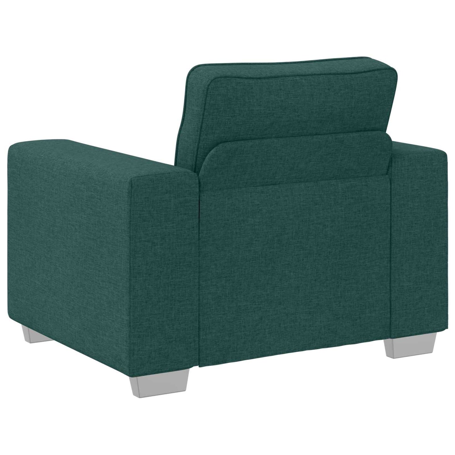 Kanapé 3 pcs Sötétzöld 219 x 80 x 82 cm Lábbal kevert anyag