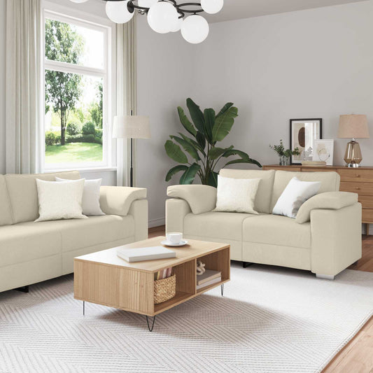 Kanapé 3 pcs Tópszínű 219 x 80 x 82 cm Lábbal kevert anyag