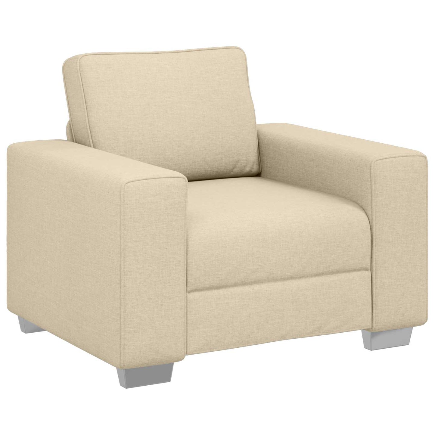 Kanapé 3 pcs Krém 219 x 80 x 82 cm Lábbal kevert anyag