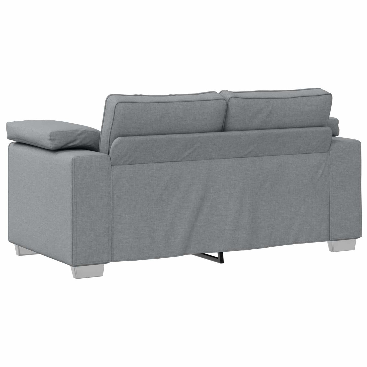 Kanapé 2 pcs Világosszürke 219 x 80 x 82 cm szövet