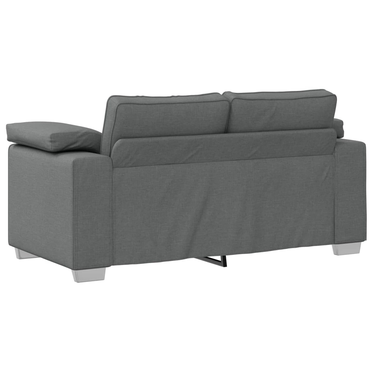 Kanapé 2 pcs Sötétszürke 219 x 80 x 82 cm szövet