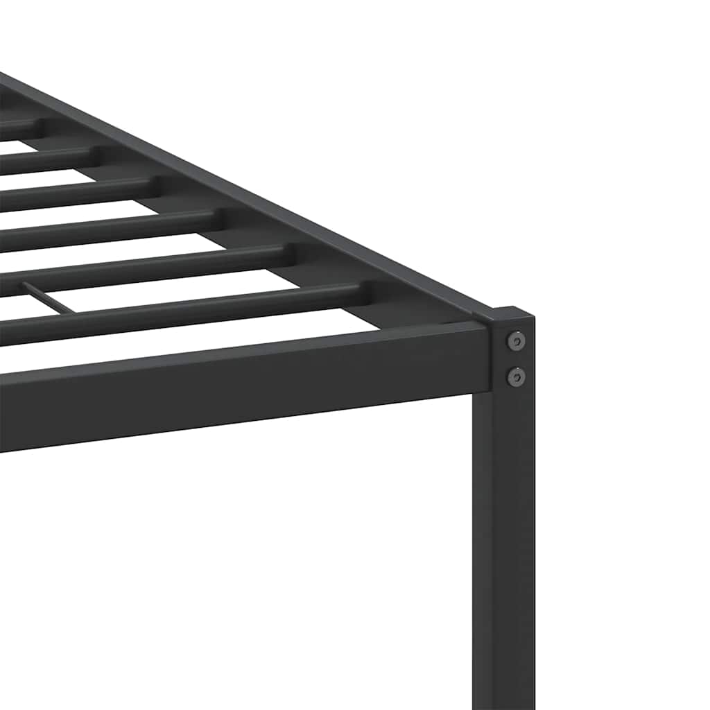 füstös tölgy színű szerelt fa ágykeret matrac nélkül 120x190 cm