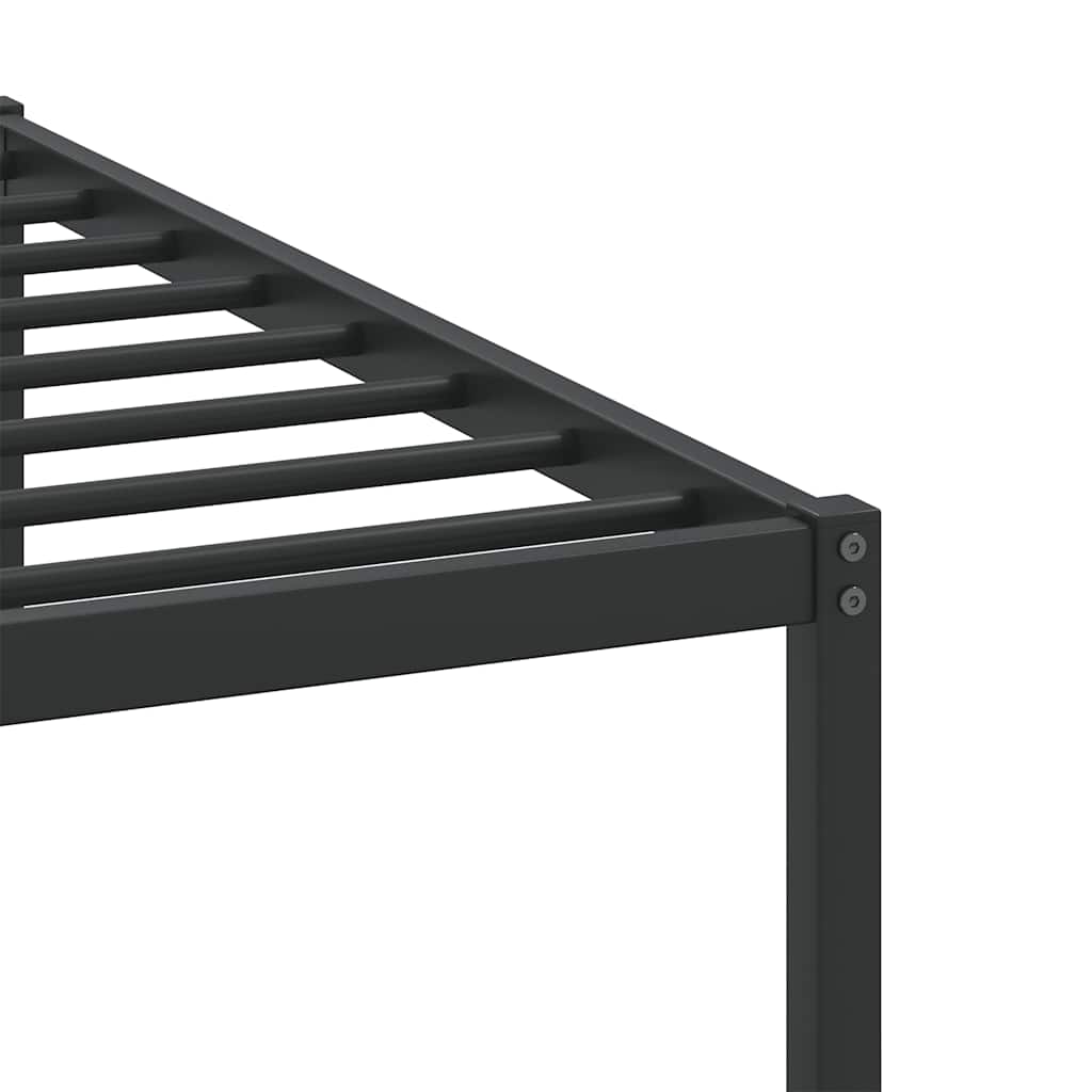 füstös tölgy színű szerelt fa ágykeret matrac nélkül 160x200 cm