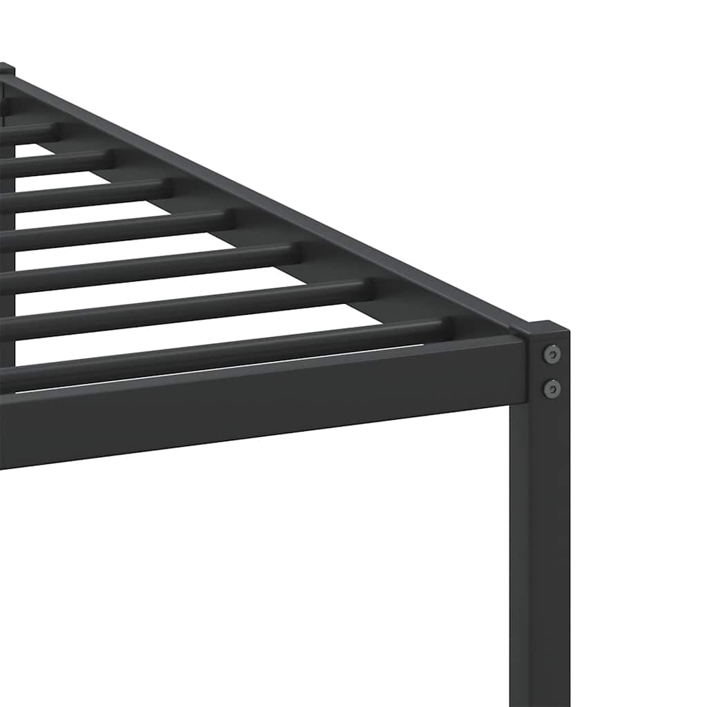 füstös tölgy színű szerelt fa ágykeret matrac nélkül 183x213 cm