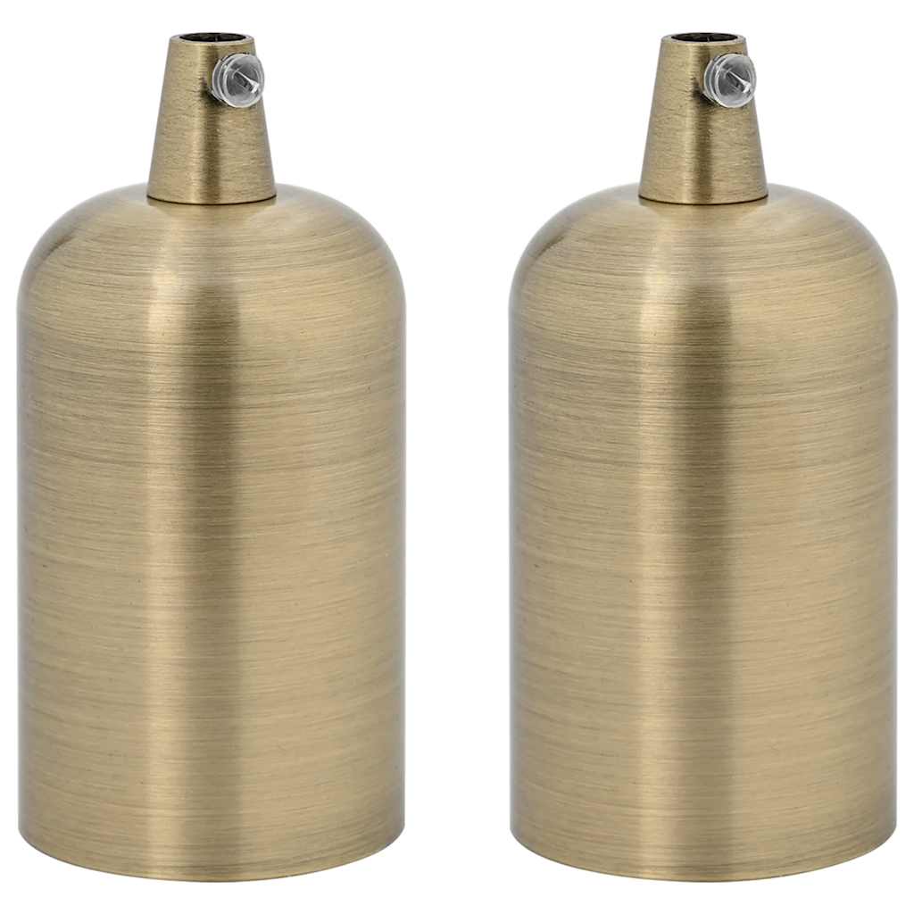 2 db bronz lámpatartók E27