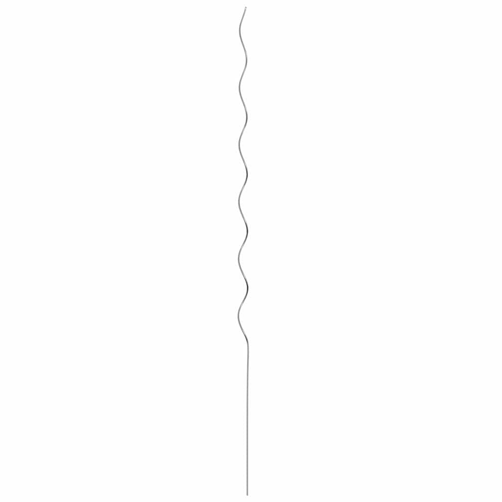 Növénytámogatás 50 pcs Ezüst 150 x 0,6 x 0,6 cm Acél