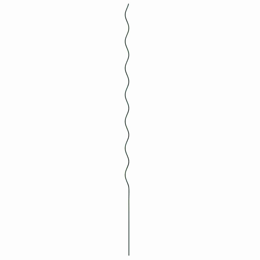 Növénytámogatás 20 pcs Zöld 170 x 0,6 x 0,6 cm Acél