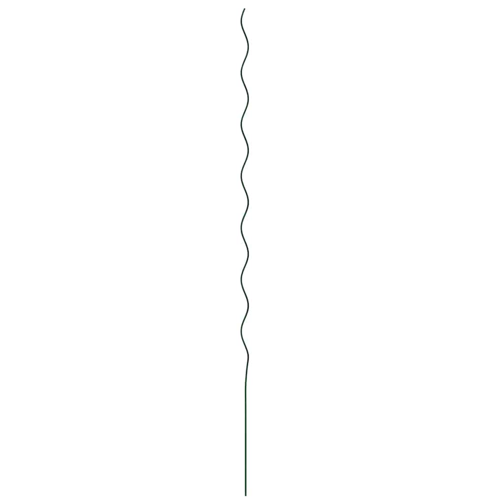 Növénytámogatás 20 pcs Zöld 170 x 0,6 x 0,6 cm Acél