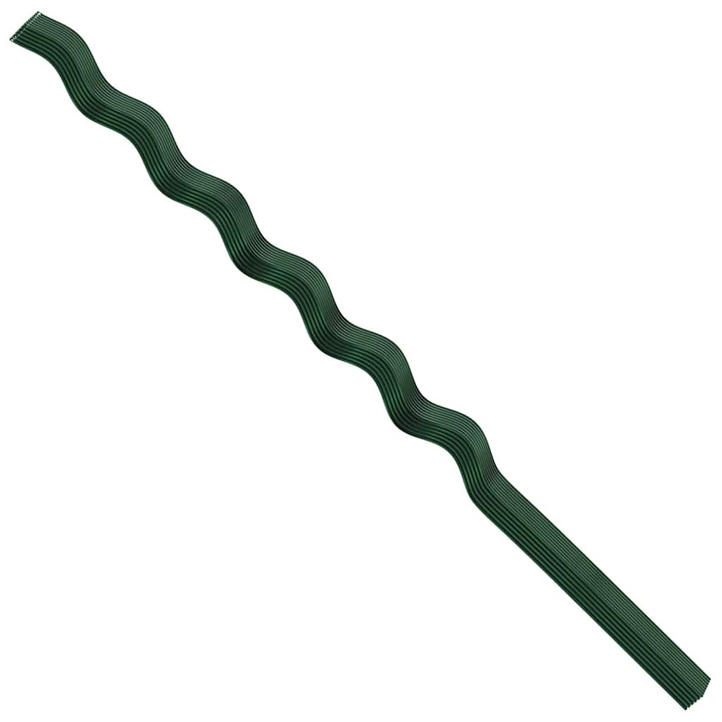 Növénytámogatás 50 pcs Zöld 150 x 0,6 x 0,6 cm Acél