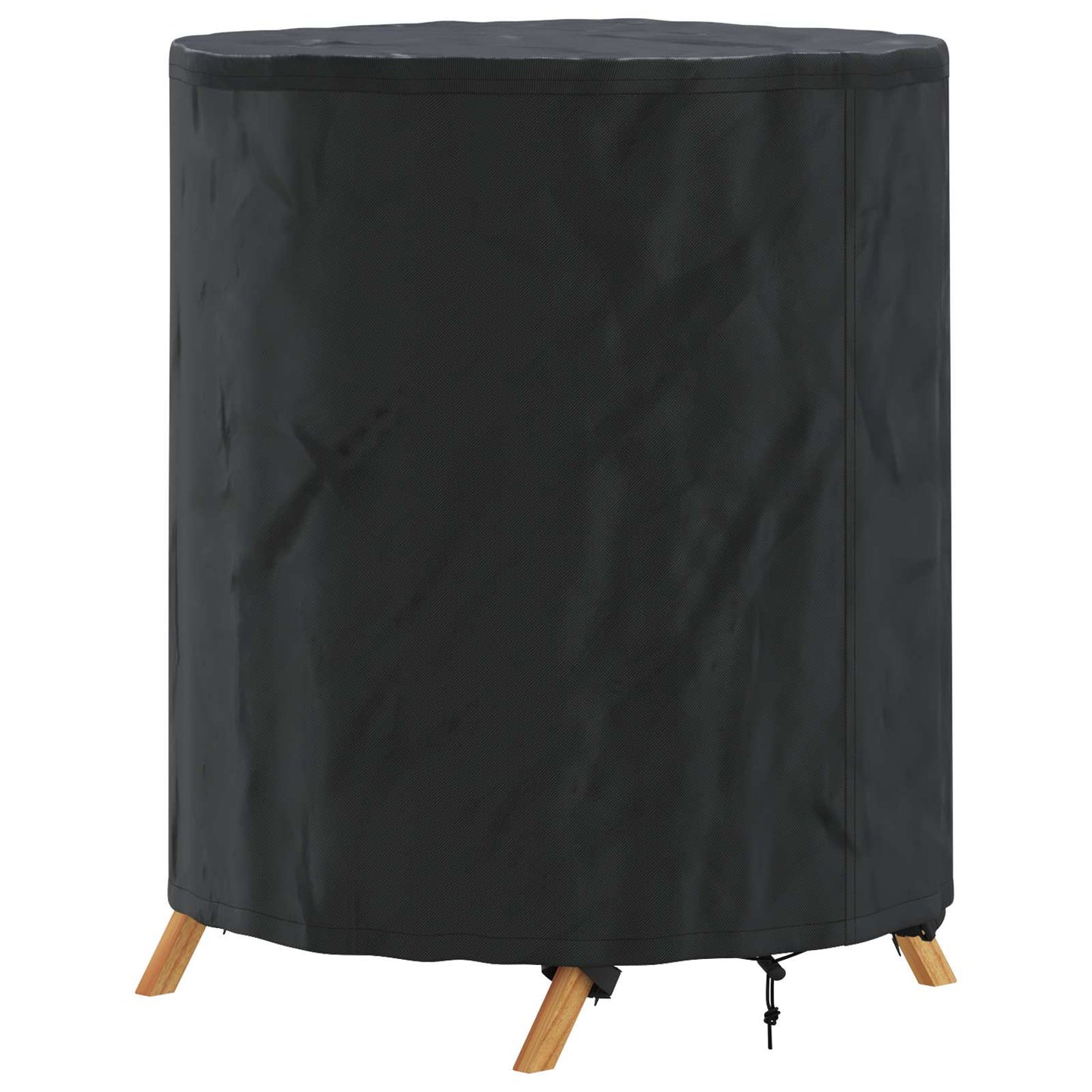 Asztal Fedő Egyszínű Fekete 62 x 62 x 70 cm szövet