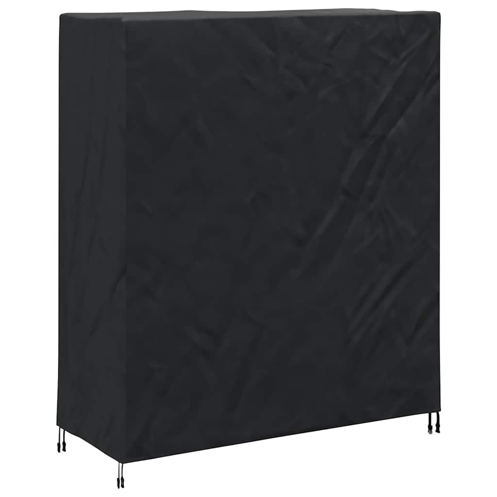 Pingpong Asztal Borító Egyszínű Fekete 165 x 70 x 185 cm szövet
