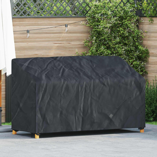 Kerti Pad Borító Fekete 165 x 70 x 65 / 94 cm 210D Oxford Szövet