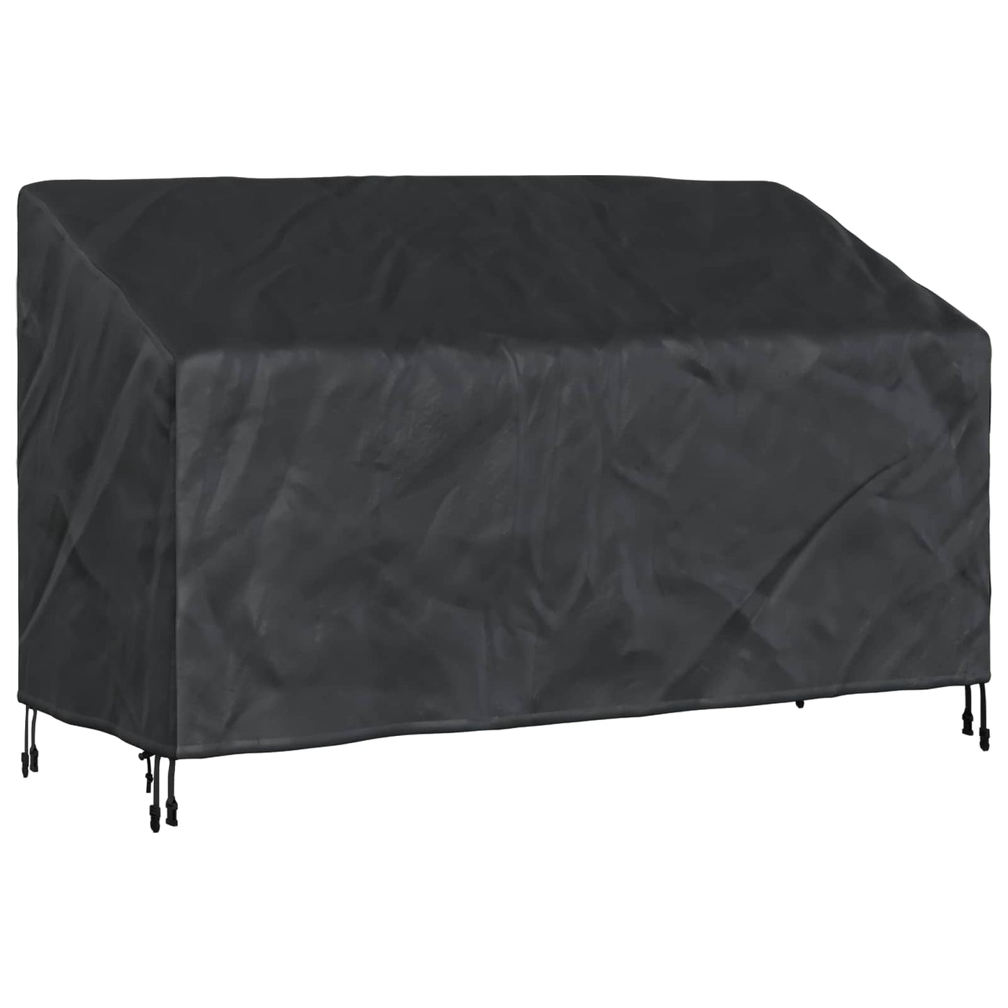 Kerti Pad Borító Fekete 165 x 70 x 65 / 94 cm 420D Oxford Szövet