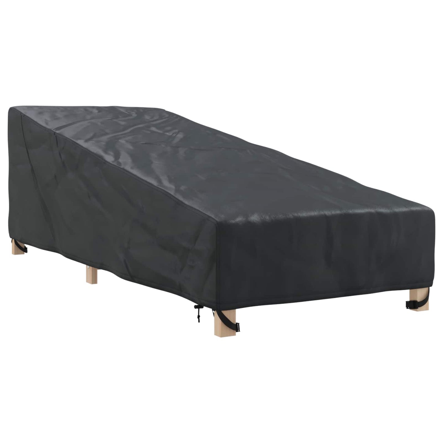 Kültéri bútor takaró Fekete 203 x 81 x 63 cm 420D Oxford szövet