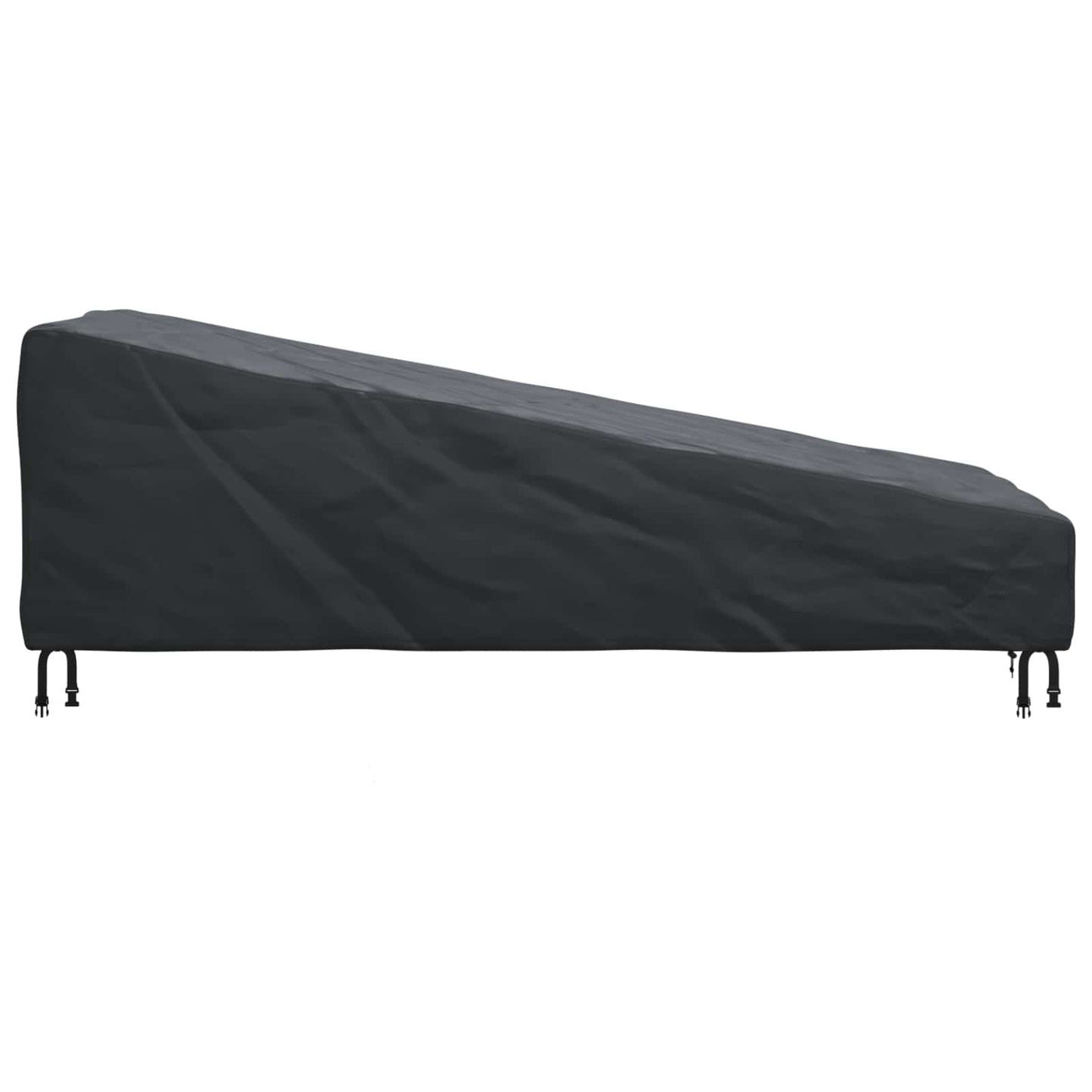 Kültéri bútor takaró Fekete 203 x 81 x 63 cm 420D Oxford szövet