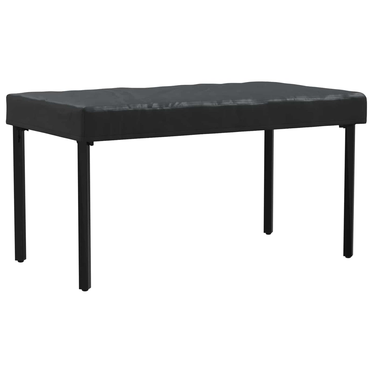 Asztal Fedő Egyszínű Fekete 142 x 82 x 15 cm szövet