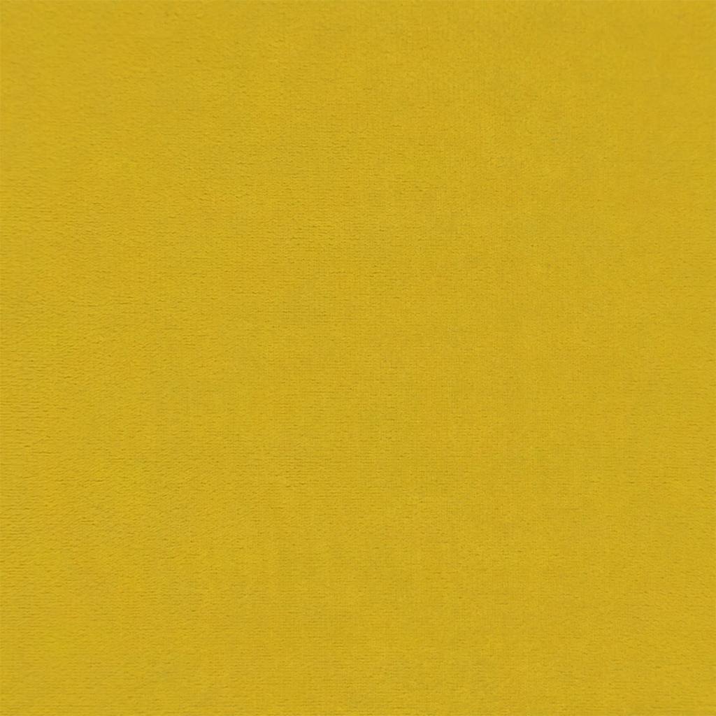 sárga bársony kanapéfotel 100x78x84 cm