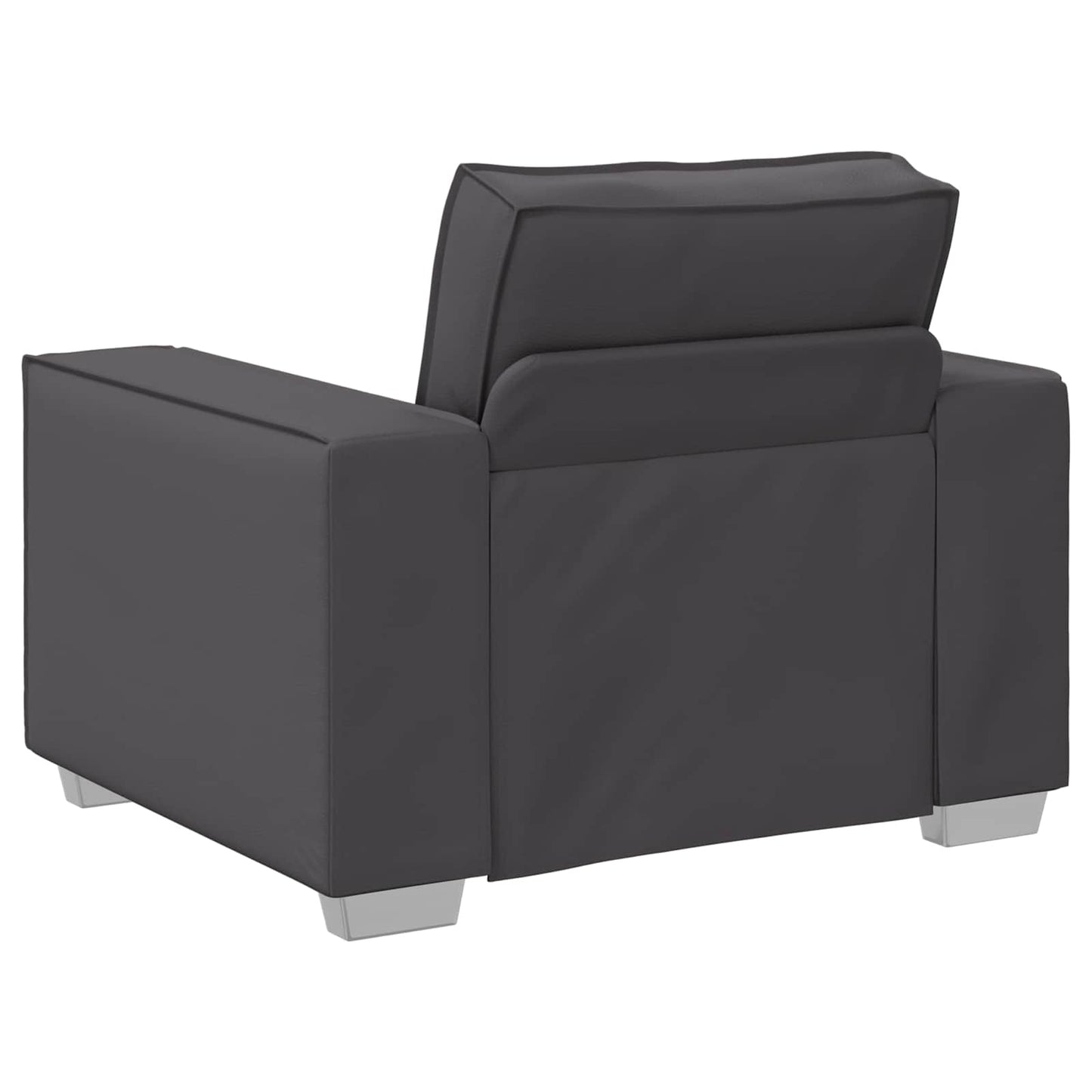 Fotel Szürke 100 cm Műbőr