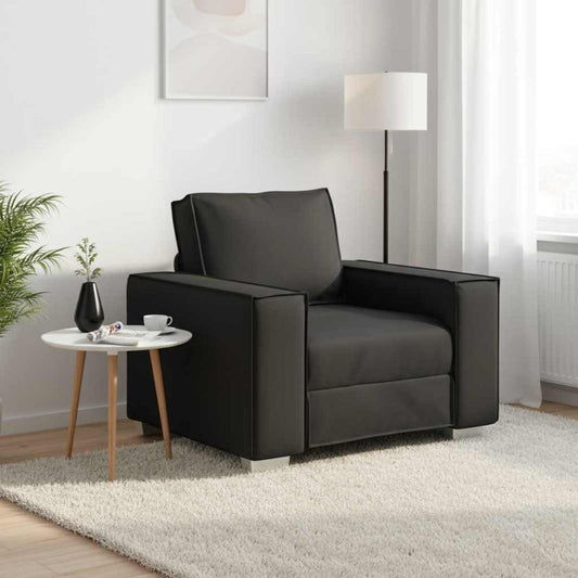 Fotel Fekete 100 cm Műbőr