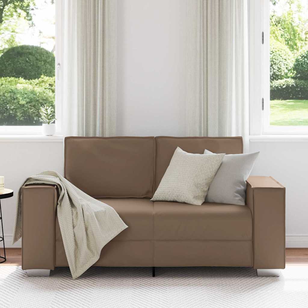 Kétszemélyes kanapé Cappuccino 160 cm Műbőr