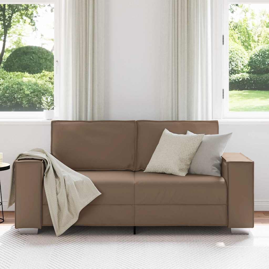 Kétszemélyes kanapé Cappuccino 180 cm Műbőr