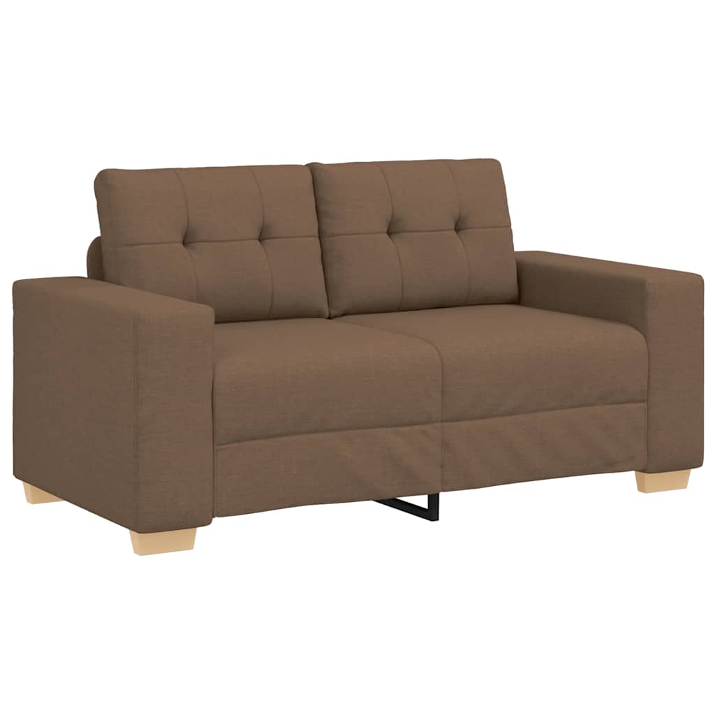barna szövet loveseat kanapé 160x77x82 cm