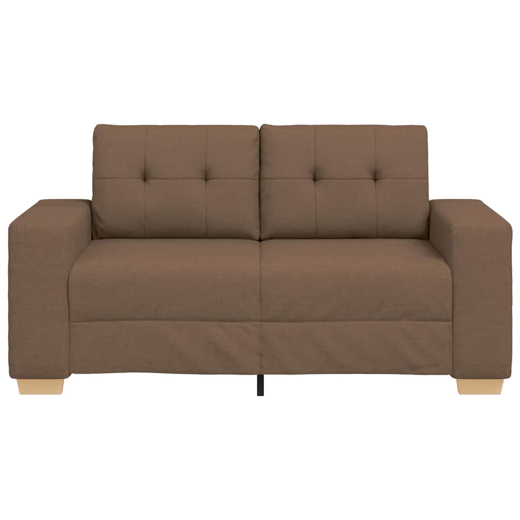 barna szövet loveseat kanapé 160x77x82 cm