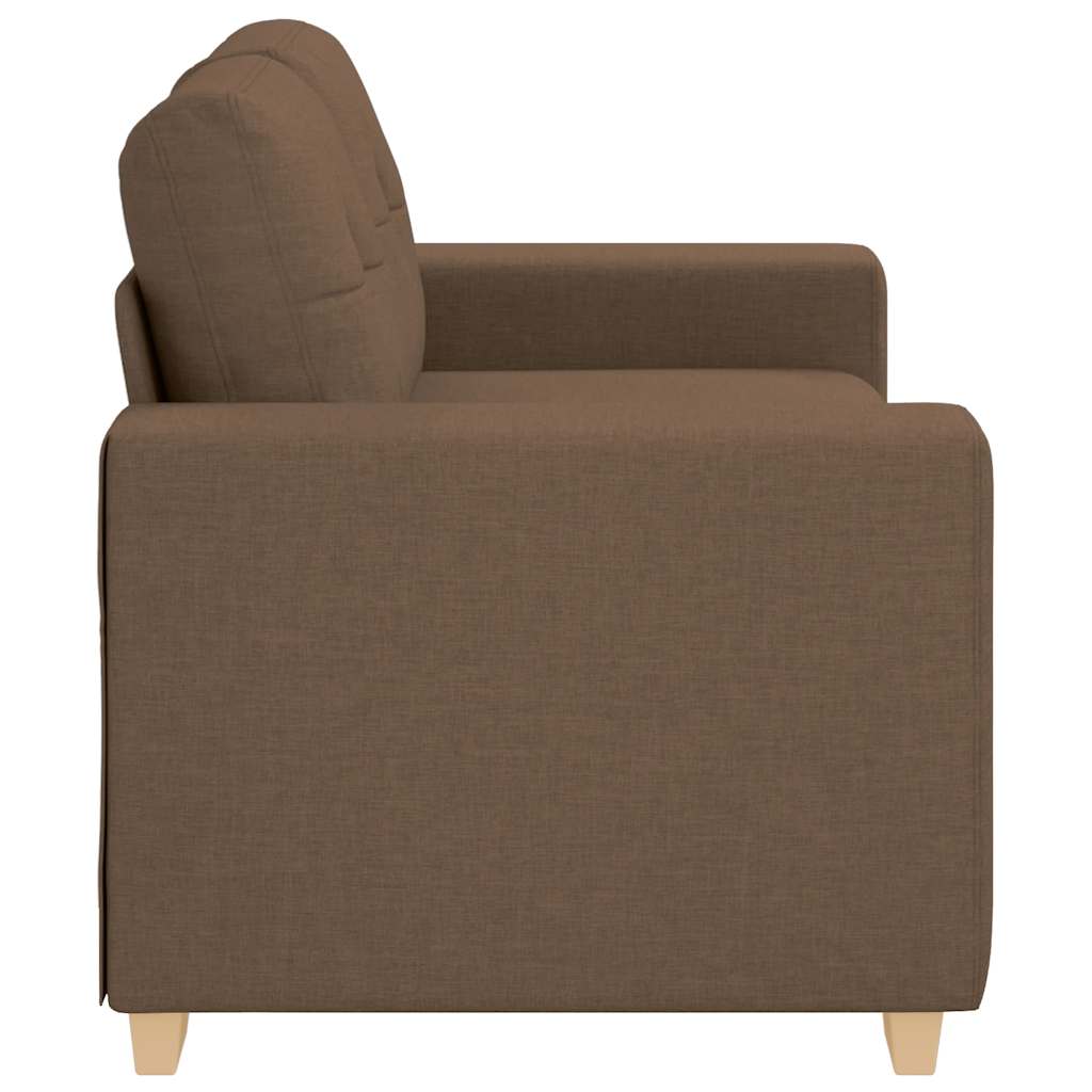 barna szövet loveseat kanapé 160x77x82 cm