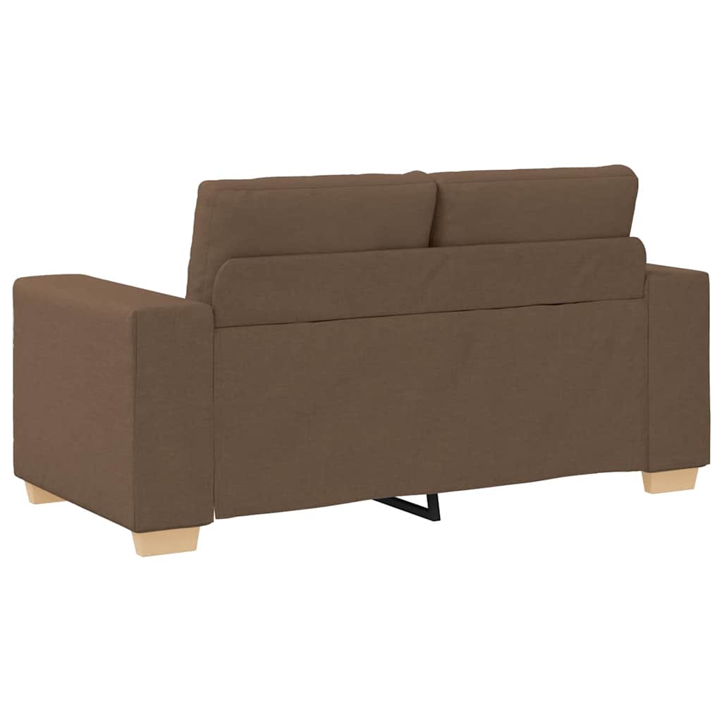 barna szövet loveseat kanapé 160x77x82 cm