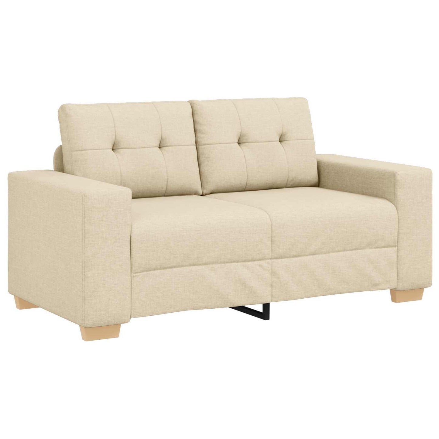 Kétszemélyes kanapé Krém 160 cm szövet