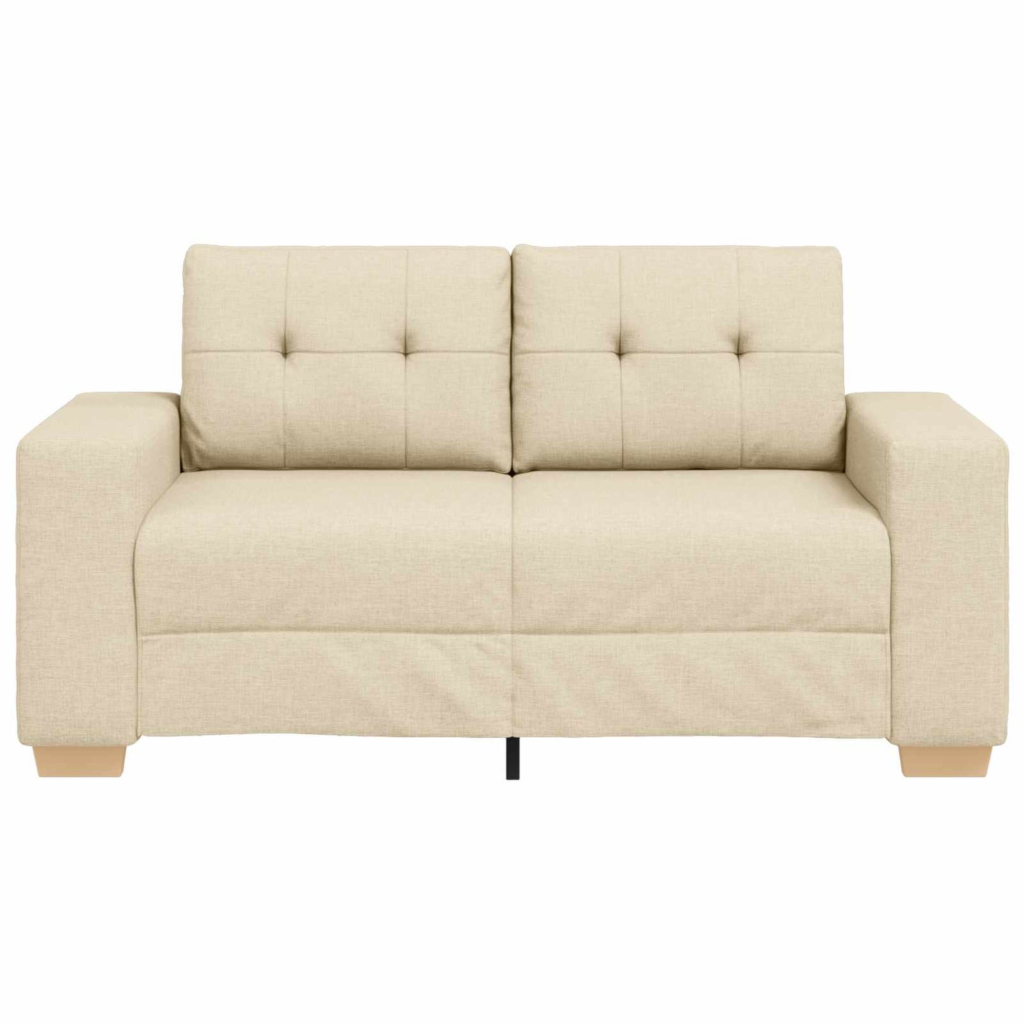 Kétszemélyes kanapé Krém 160 cm szövet