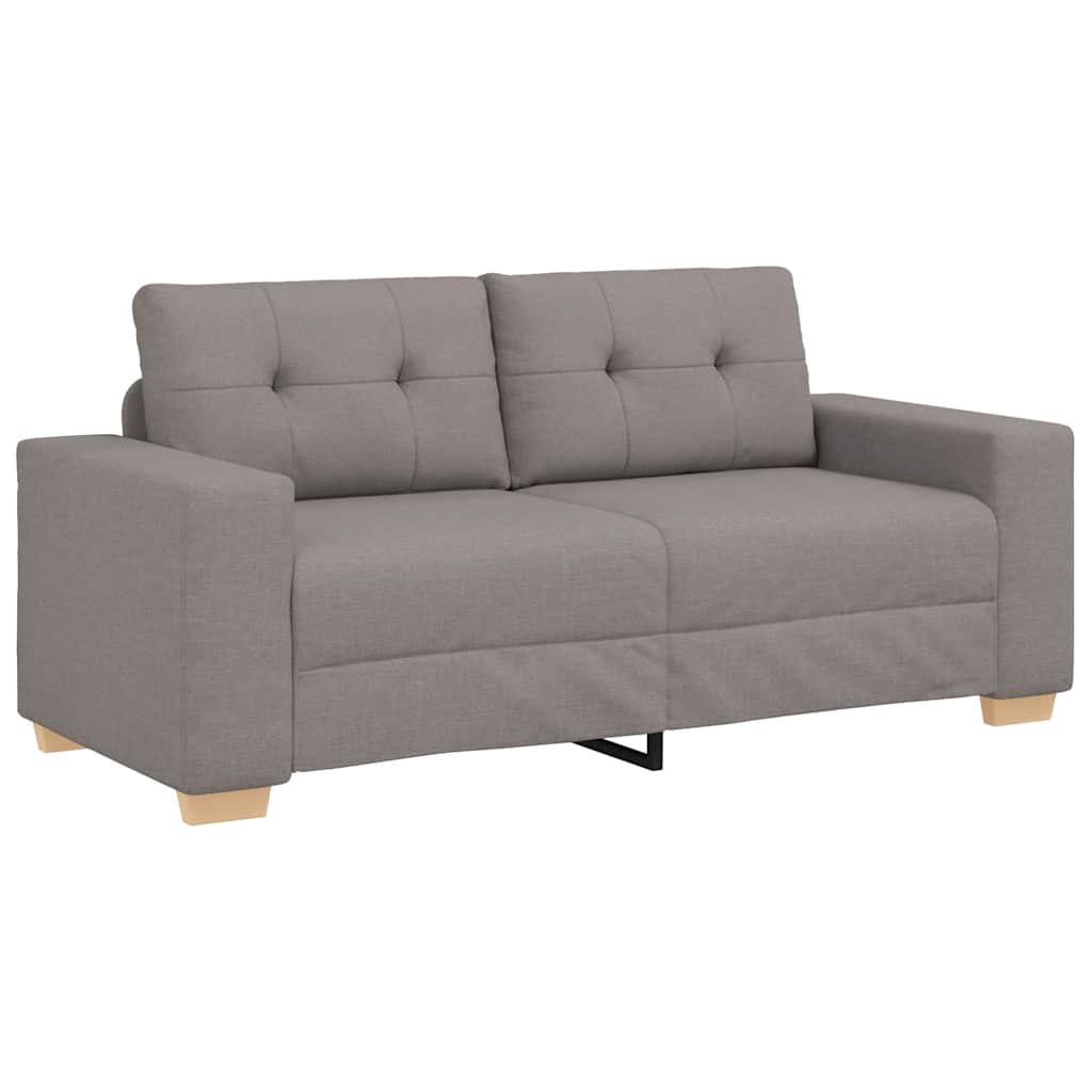 tópszínű szövet loveseat kanapé 180x77x82 cm
