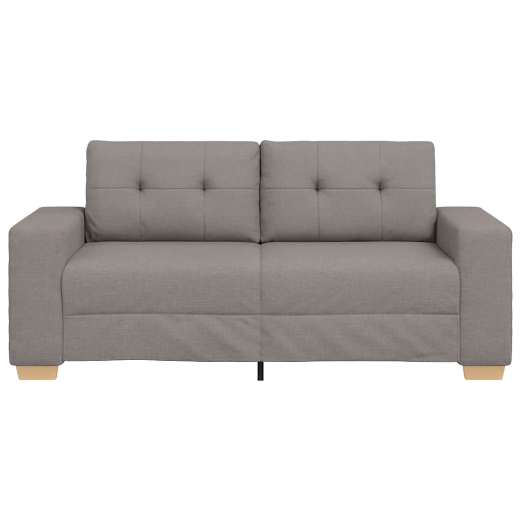 tópszínű szövet loveseat kanapé 180x77x82 cm