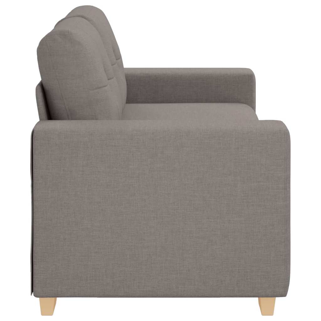 tópszínű szövet loveseat kanapé 180x77x82 cm